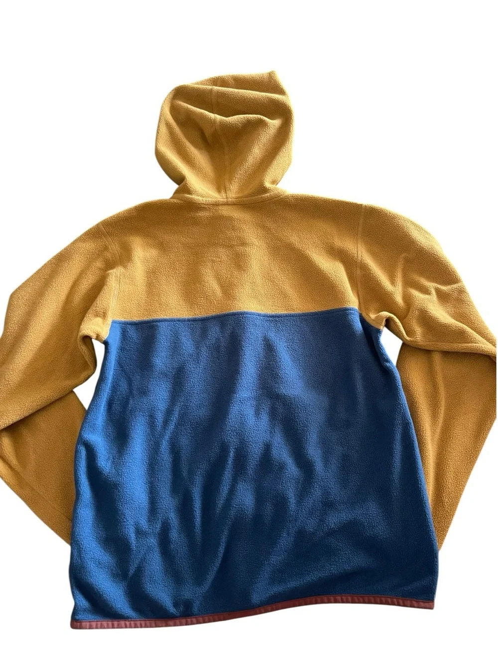Patagonia Kids L 12 Synchilla Hooded Fleece Jacket Colorblock Full Zip